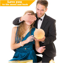 Load image into Gallery viewer, PROLUMIX MOON 3D Moon Lamp Night Light with Wooden Base, 16 LED Colors, Remote Control