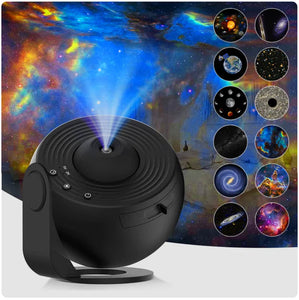 PROLUMIX SKY 360 Planetarium Galaxy Projector Night Light, 12 film discs