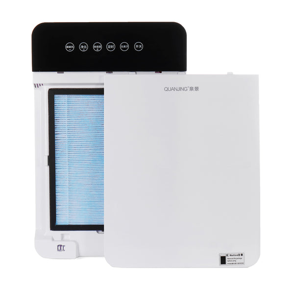 Removable cover for filter exchange and cleaning