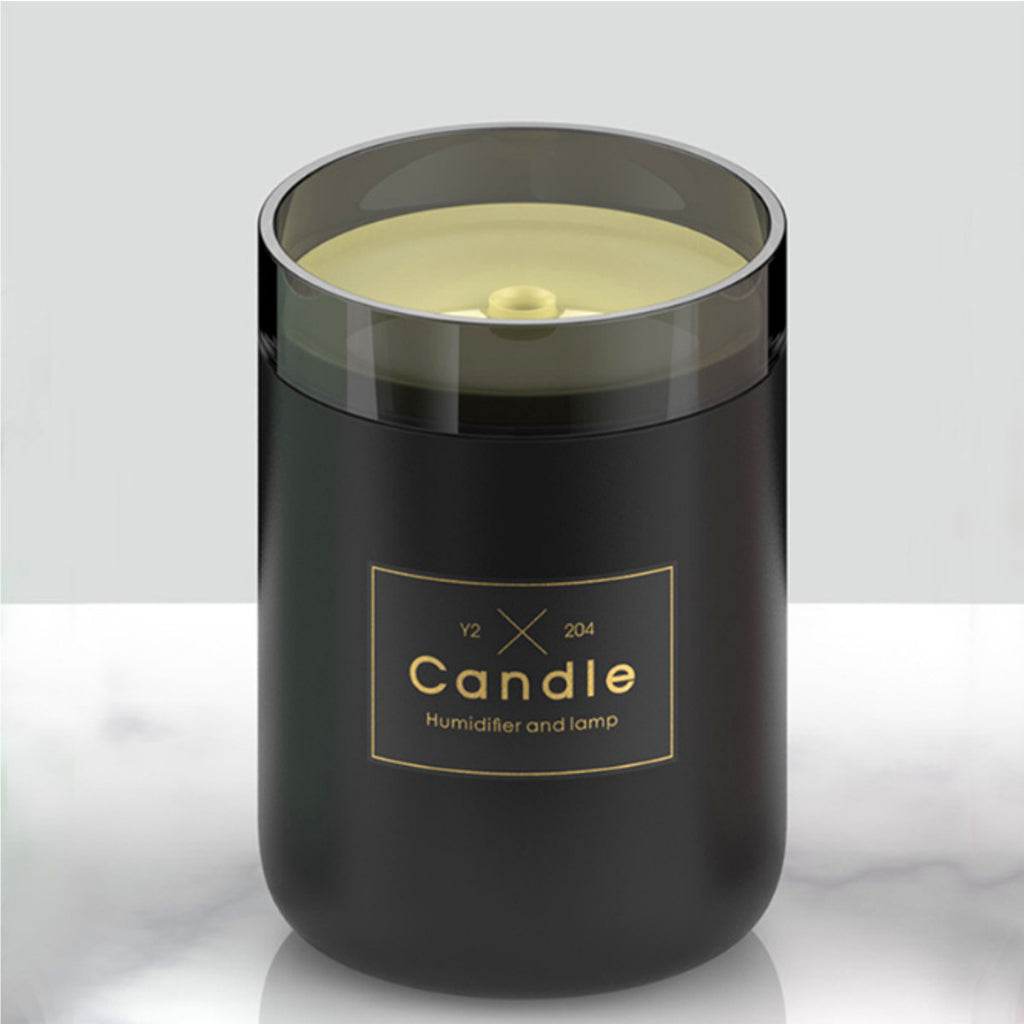 Black Ultrasonic Air Humidifier Candle