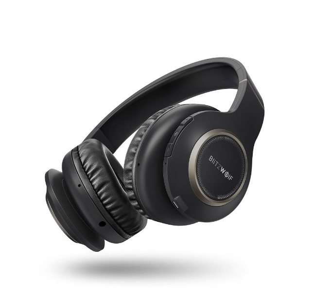 Blitzwolf BW-HP0 Wireless Bluetooth Headphone Portable Foldable Over-Ear Stereo Headset with Mic